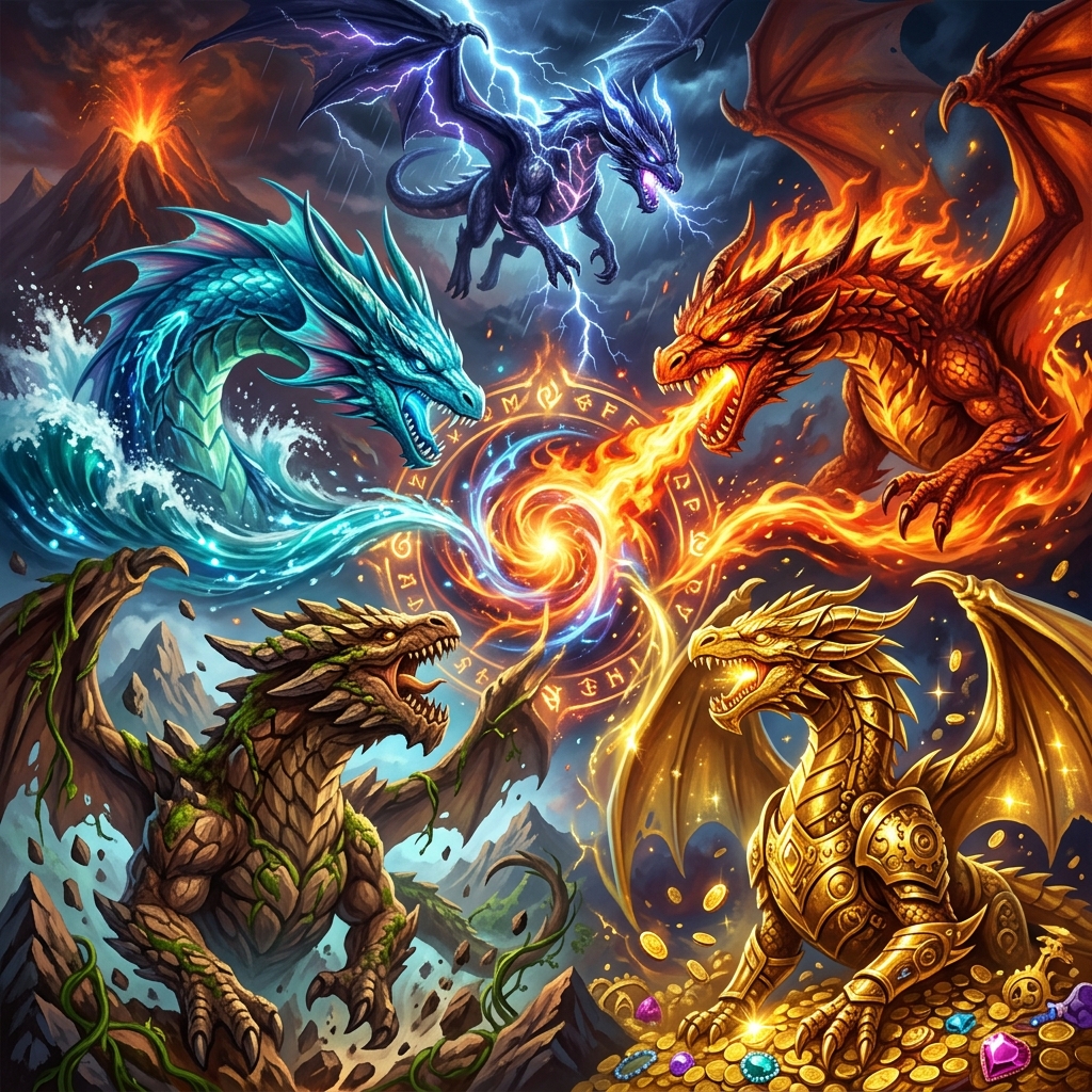 5 Dragons